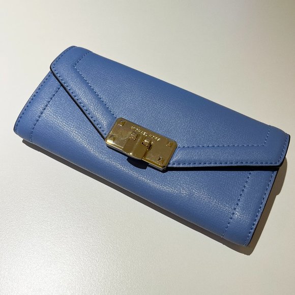 Michael Kors Kinsley Wallet - Brand New with Tags - French Blue - Picture 2 of 5